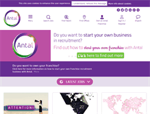 Tablet Screenshot of antal.com